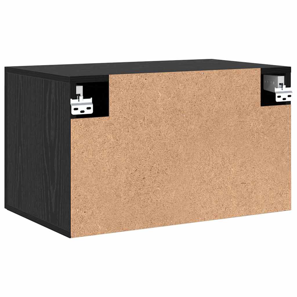 Dulap de perete Stejar negru 60 x 36.5 x 35 cm Lemn compozit GartenMobel Dekor