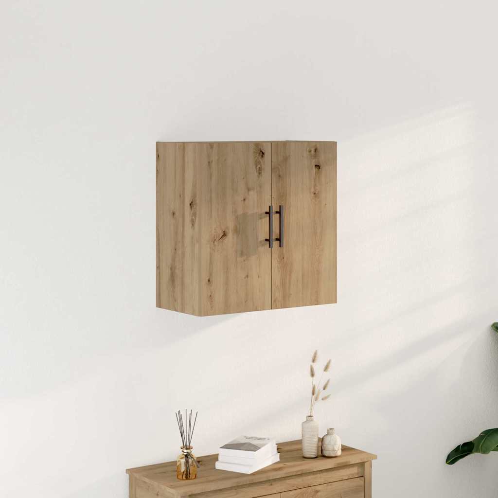 Dulap de perete stejar artizanal 60 x 31 x 60 cm Lemn compozit GartenMobel Dekor