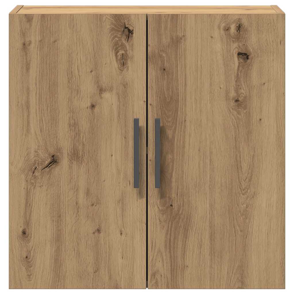 Dulap de perete stejar artizanal 60 x 31 x 60 cm Lemn compozit GartenMobel Dekor