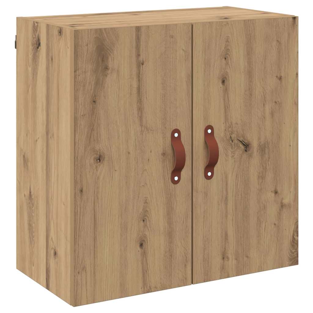 Dulap de perete stejar artizanal 60 x 31 x 60 cm Lemn compozit GartenMobel Dekor