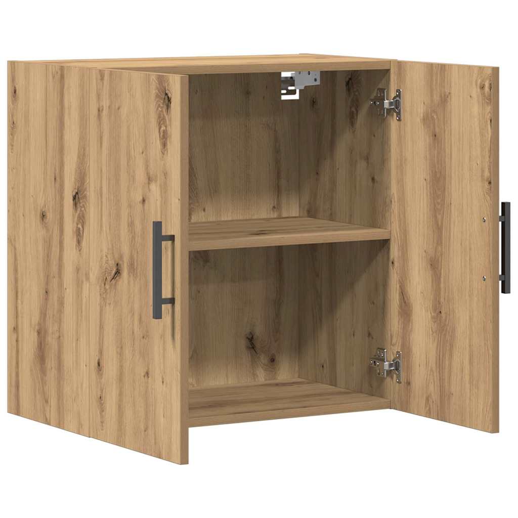 Dulap de perete stejar artizanal 60 x 31 x 60 cm Lemn compozit GartenMobel Dekor