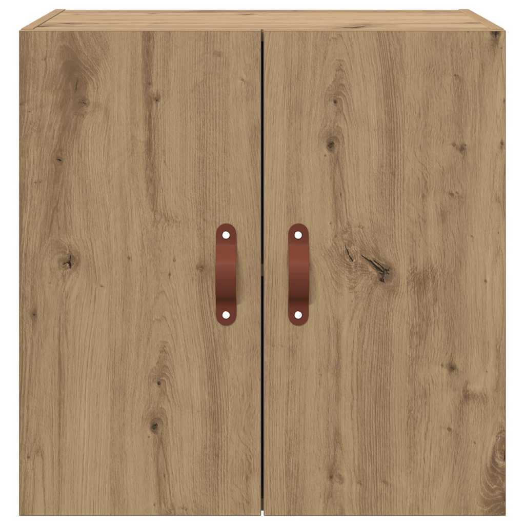 Dulap de perete stejar artizanal 60 x 31 x 60 cm Lemn compozit GartenMobel Dekor