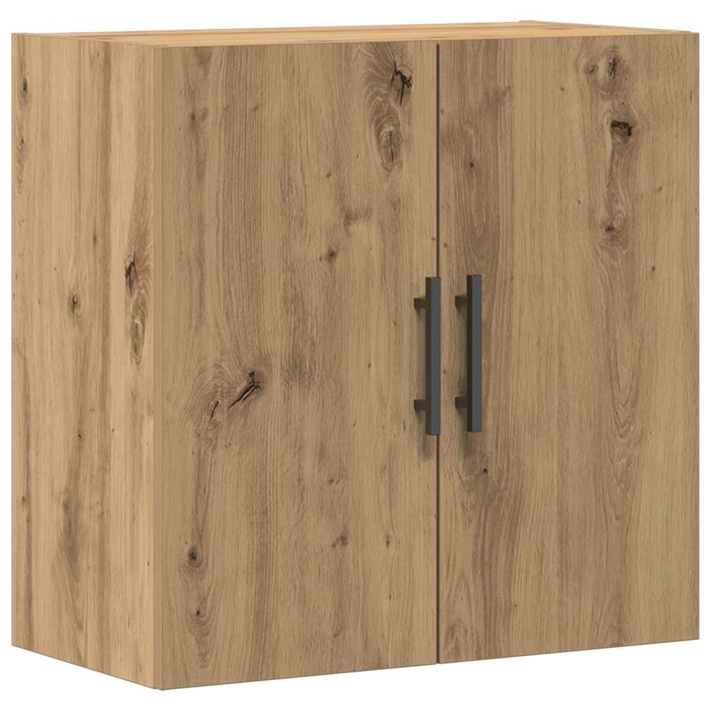 Dulap de perete stejar artizanal 60 x 31 x 60 cm Lemn compozit GartenMobel Dekor