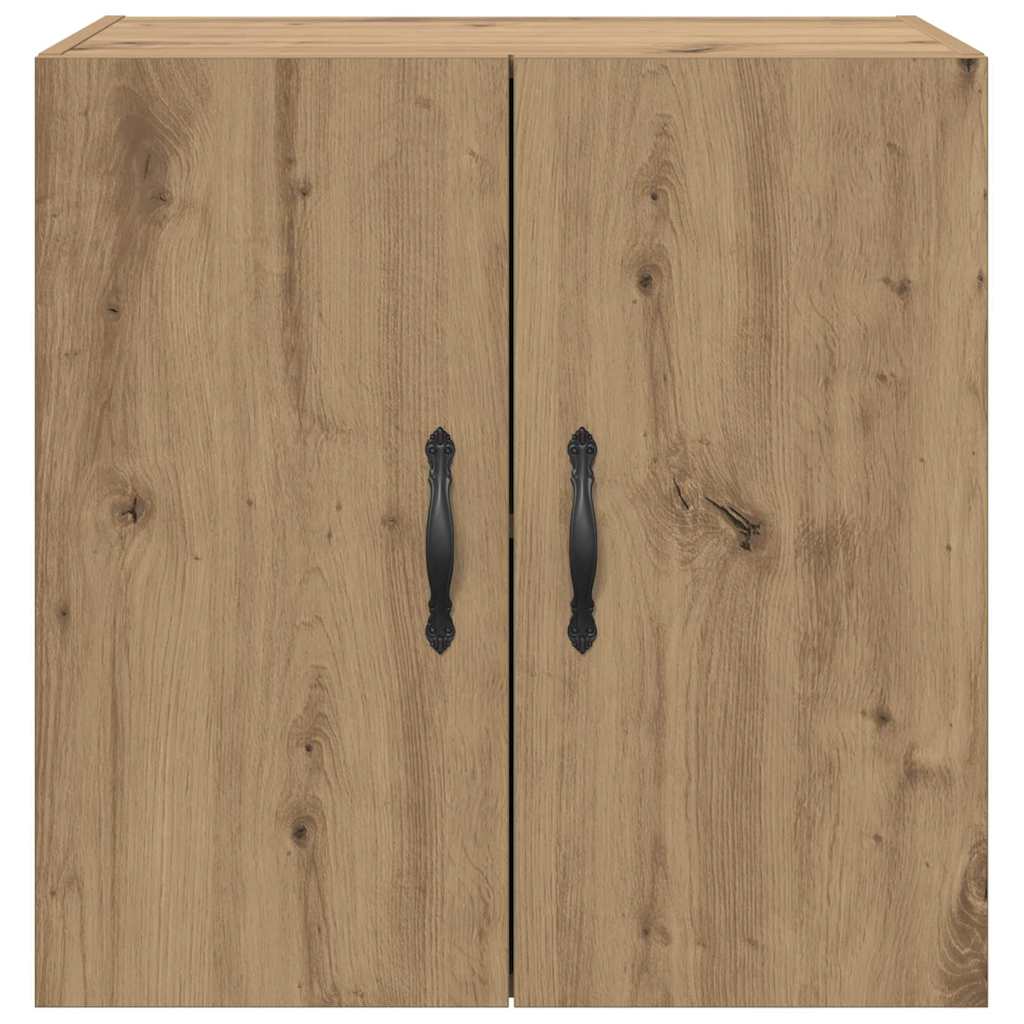 Dulap de perete stejar artizanal 60 x 31 x 60 cm Lemn compozit GartenMobel Dekor