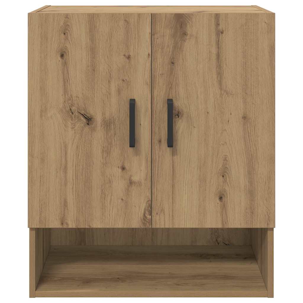 Dulap de perete stejar artizanal 60 x 31 x 70 cm Lemn compozit GartenMobel Dekor