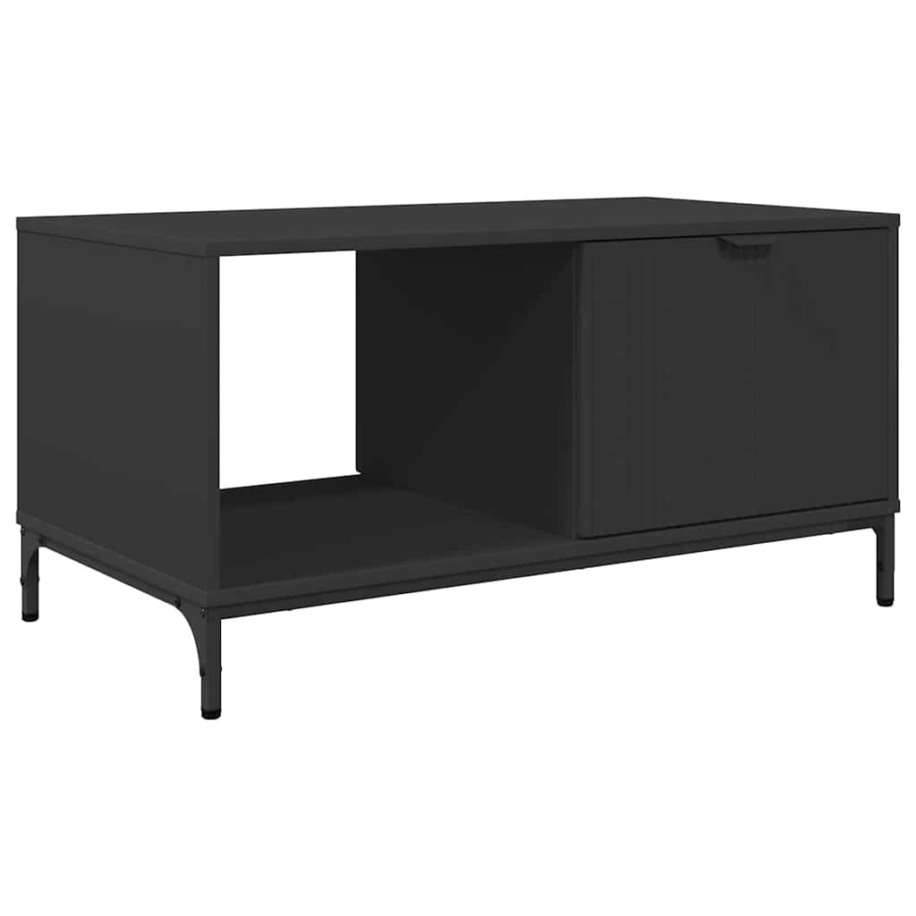 Masă de cafea Negru 90 x 49 x 46 cm Lemn compozit GartenMobel Dekor