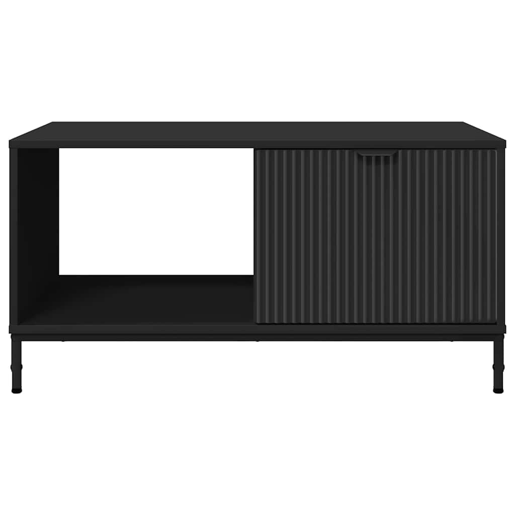 Masă de cafea Negru 90 x 49 x 46 cm Lemn compozit GartenMobel Dekor