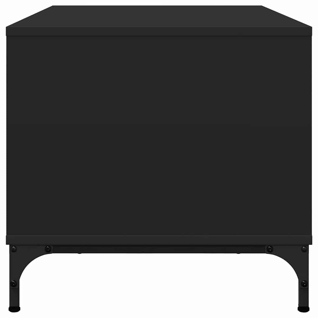 Masă de cafea Negru 90 x 49 x 46 cm Lemn compozit GartenMobel Dekor