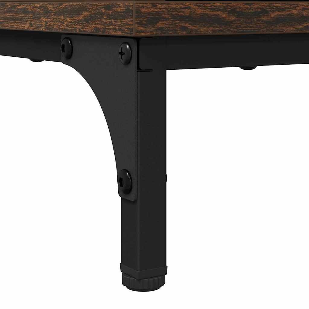 Masă de cafea Stejar afumat 90 x 49 x 46 cm Lemn compozit GartenMobel Dekor