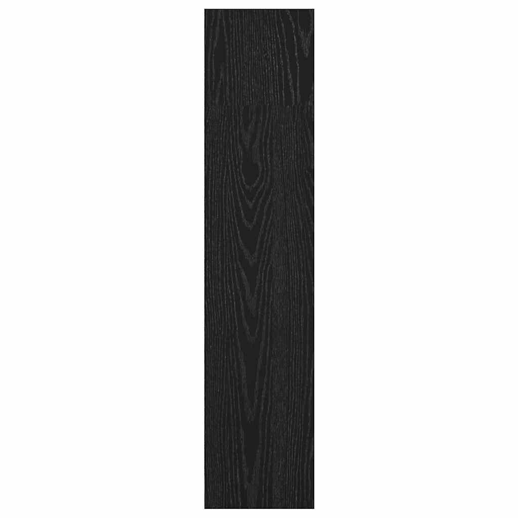 Raft de Cărți Stejar negru 80 x 24 x 109 cm Lemn compozit GartenMobel Dekor