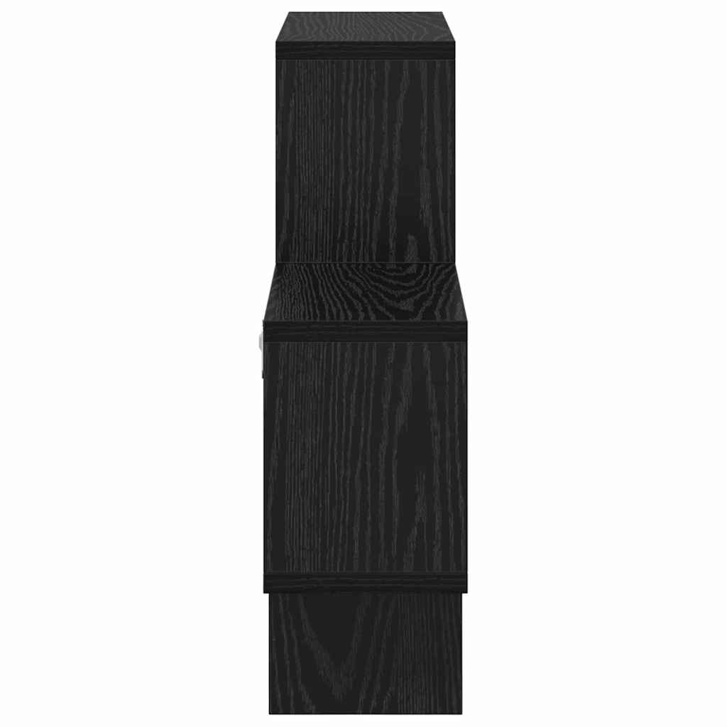 Raft de perete Stejar negru 82 x 15 x 51 cm Lemn compozit GartenMobel Dekor