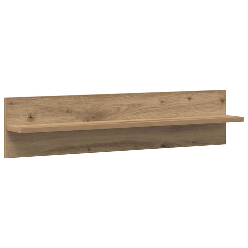 Șemele de perete 2 pcs stejar artizanal 80 x 11.5 x 18 cm GartenMobel Dekor