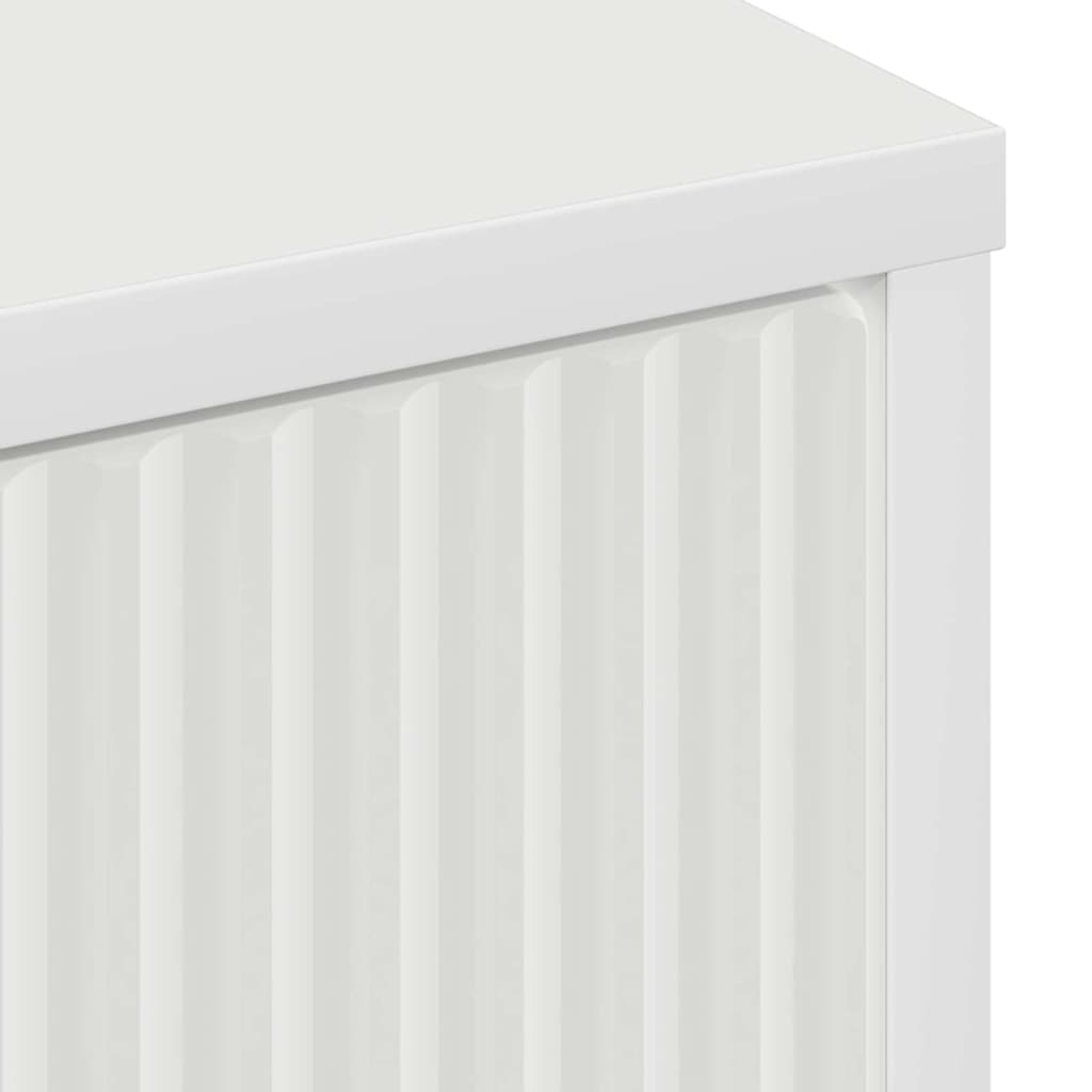 Bufet cu sertar Alb 89.5 x 33 x 82 cm Lemn compozit GartenMobel Dekor