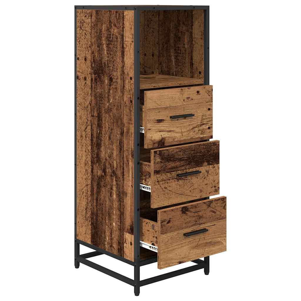 Dulap de Baie Lemn vechi 35 x 37.5 x 100 cm Lemn compozit GartenMobel Dekor