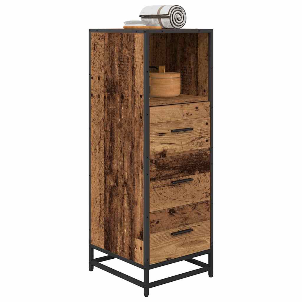 Dulap de Baie Lemn vechi 35 x 37.5 x 100 cm Lemn compozit GartenMobel Dekor