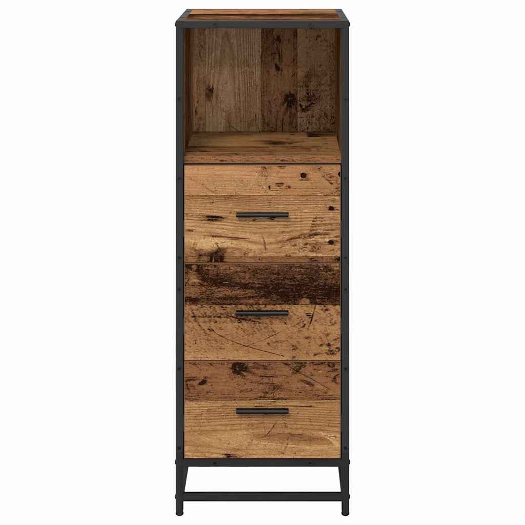 Dulap de Baie Lemn vechi 35 x 37.5 x 100 cm Lemn compozit GartenMobel Dekor