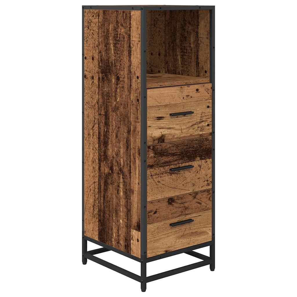 Dulap de Baie Lemn vechi 35 x 37.5 x 100 cm Lemn compozit GartenMobel Dekor