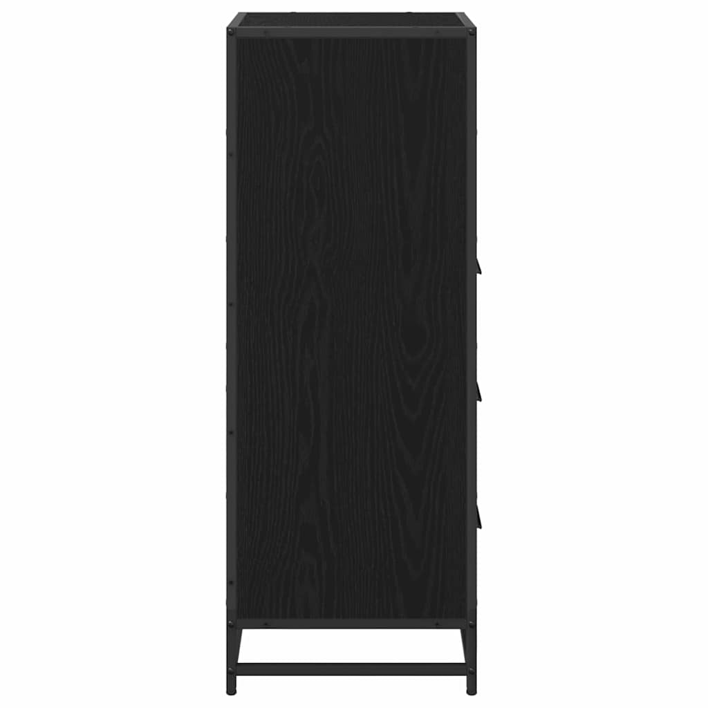 Dulap de Baie Stejar negru 35 x 37.5 x 100 cm Lemn compozit GartenMobel Dekor