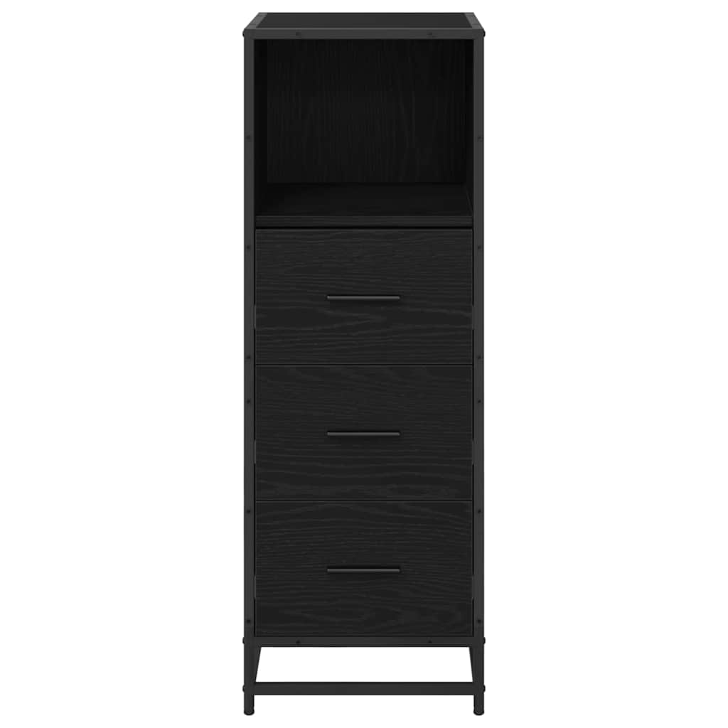 Dulap de Baie Stejar negru 35 x 37.5 x 100 cm Lemn compozit GartenMobel Dekor