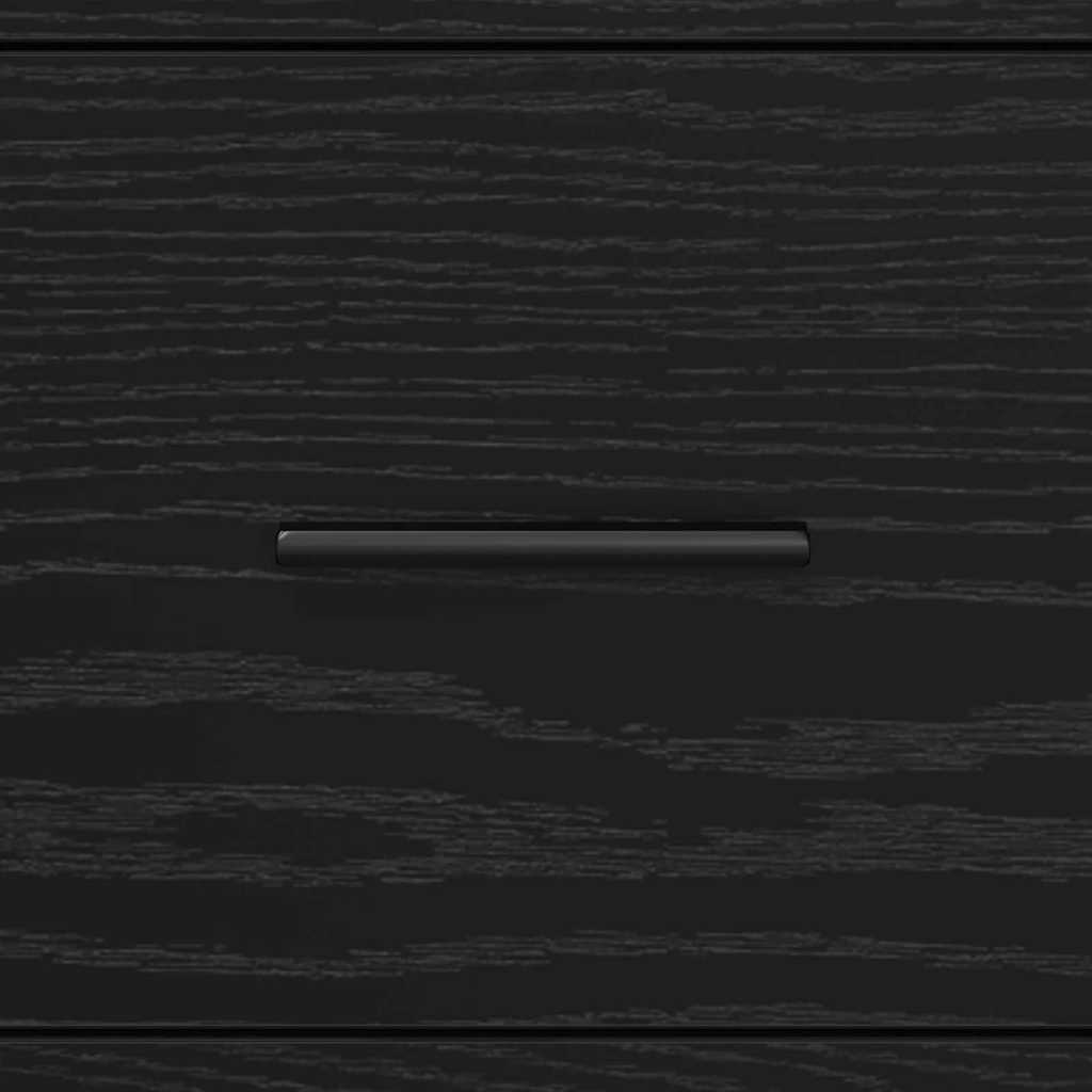 Dulap de Baie cu sertar cu raft Stejar negru 35 x 37.5 x 166 cm GartenMobel Dekor