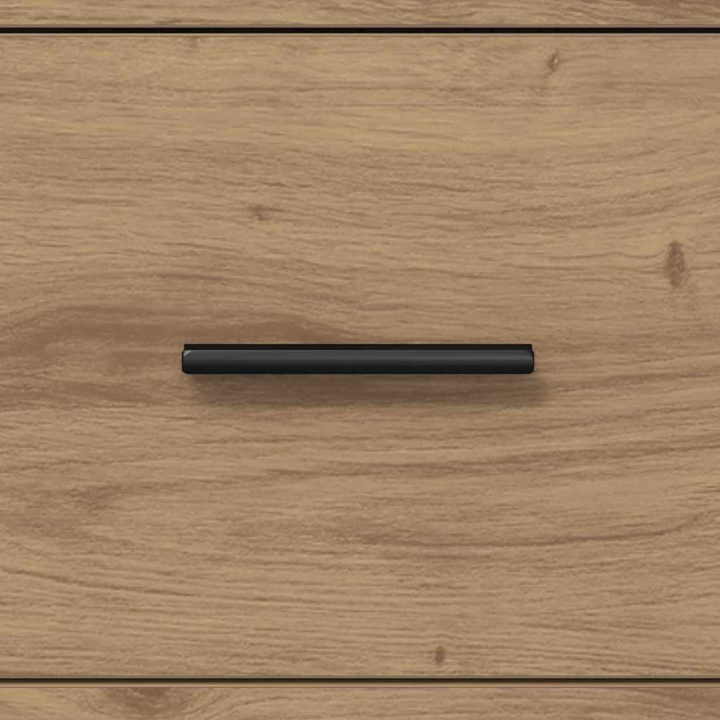 Dulap de Baie cu sertar stejar artizanal 35 x 37.5 x 166 cm GartenMobel Dekor