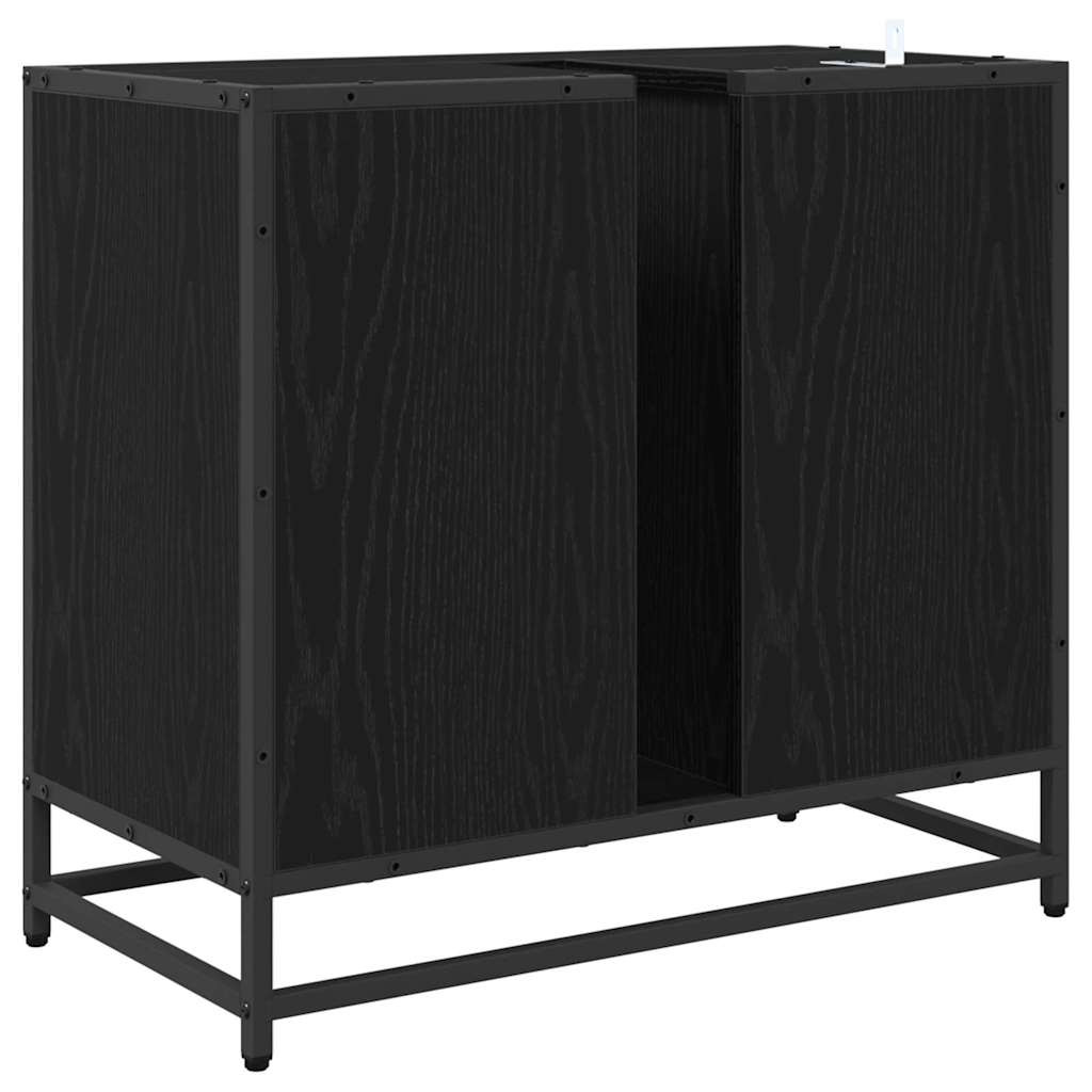 Dulap pentru Chiuveta de Baie Stejar negru 65 x 33 x 60 cm GartenMobel Dekor