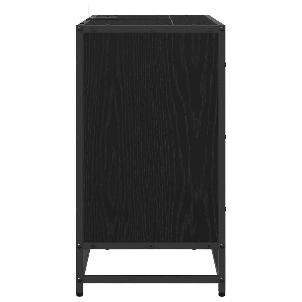Dulap pentru Chiuveta de Baie Stejar negru 65 x 33 x 60 cm GartenMobel Dekor