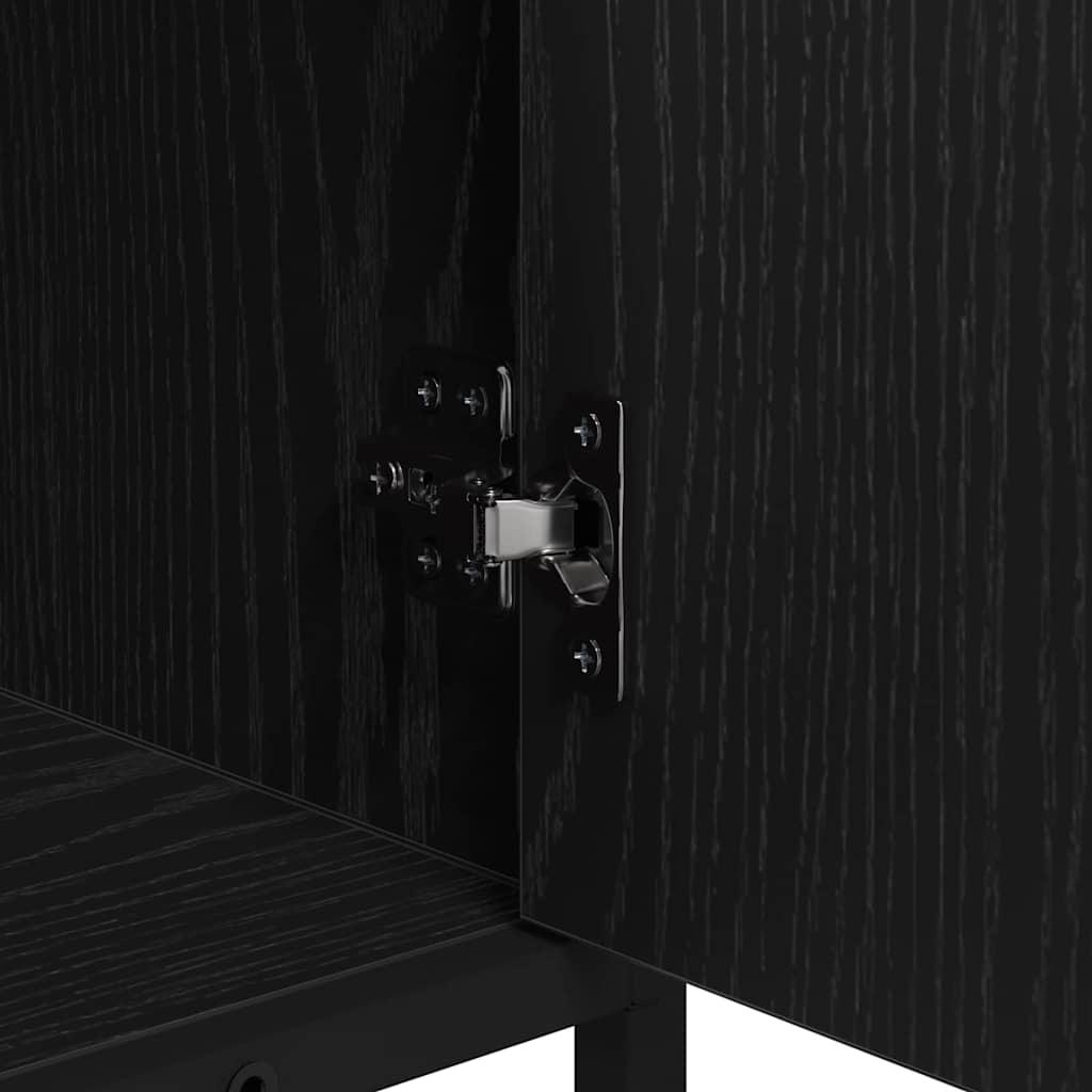 Dulap pentru Chiuveta de Baie Stejar negru 90 x 33 x 60 cm GartenMobel Dekor