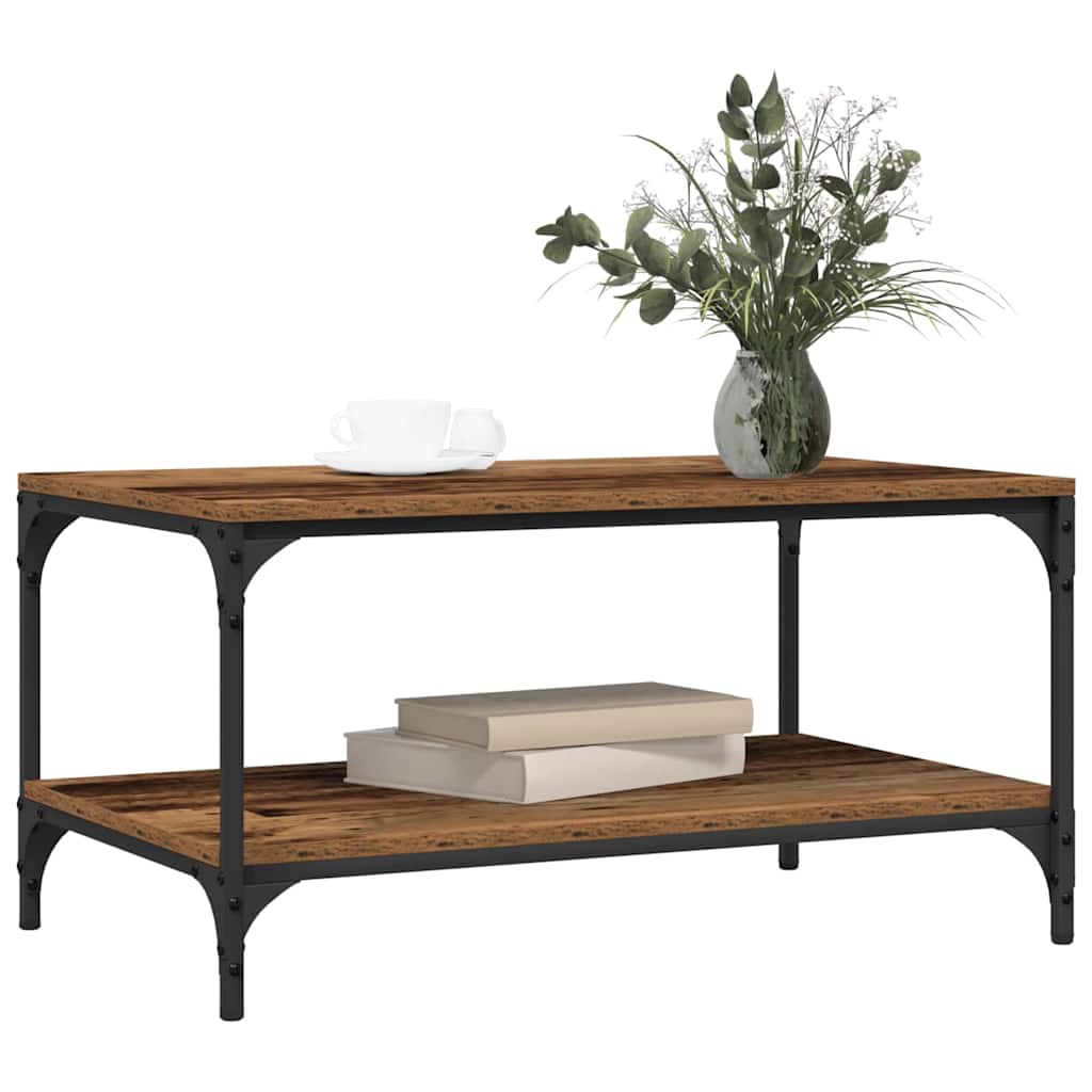 Masă de cafea Lemn vechi 80 x 50 x 40 cm Lemn compozit GartenMobel Dekor