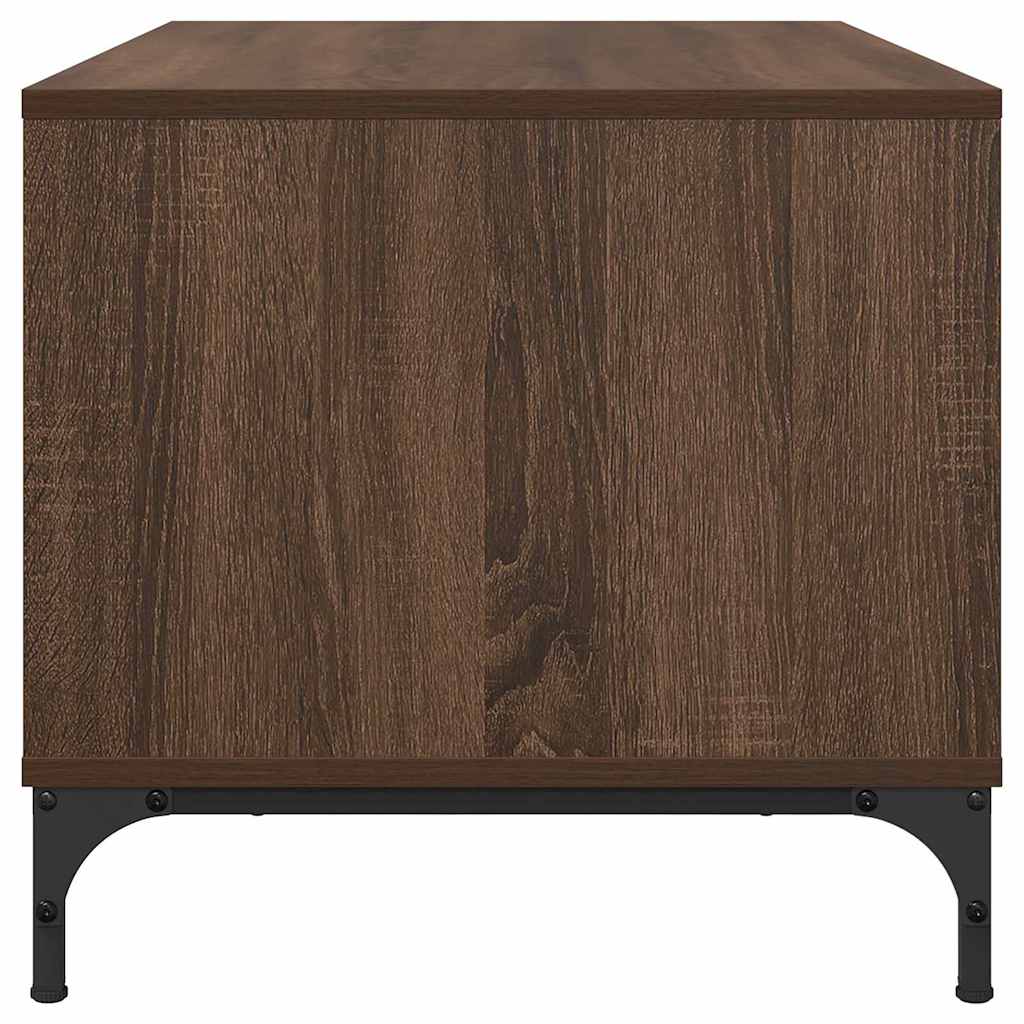 Masă de cafea Stejar brun 90 x 49 x 46 cm Lemn compozit GartenMobel Dekor