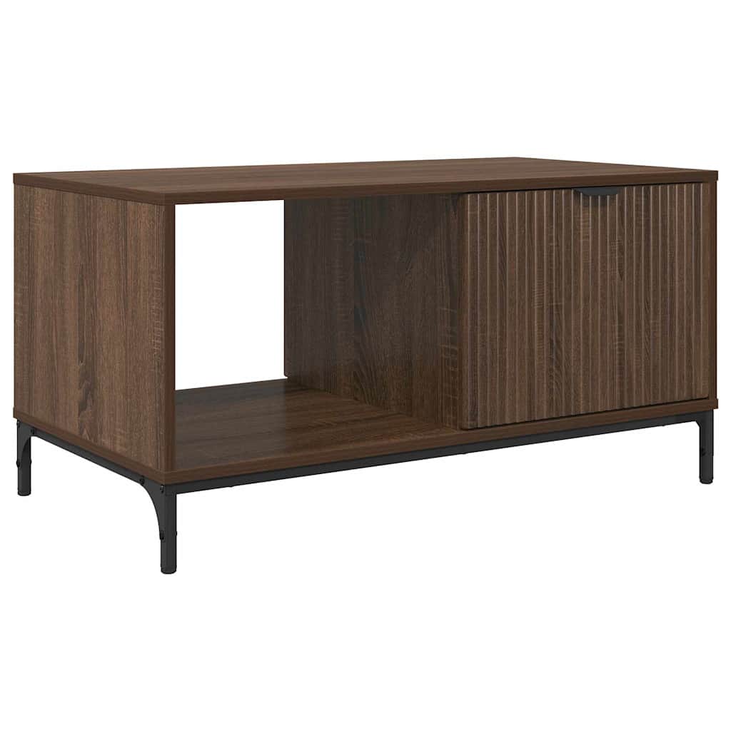 Masă de cafea Stejar brun 90 x 49 x 46 cm Lemn compozit GartenMobel Dekor