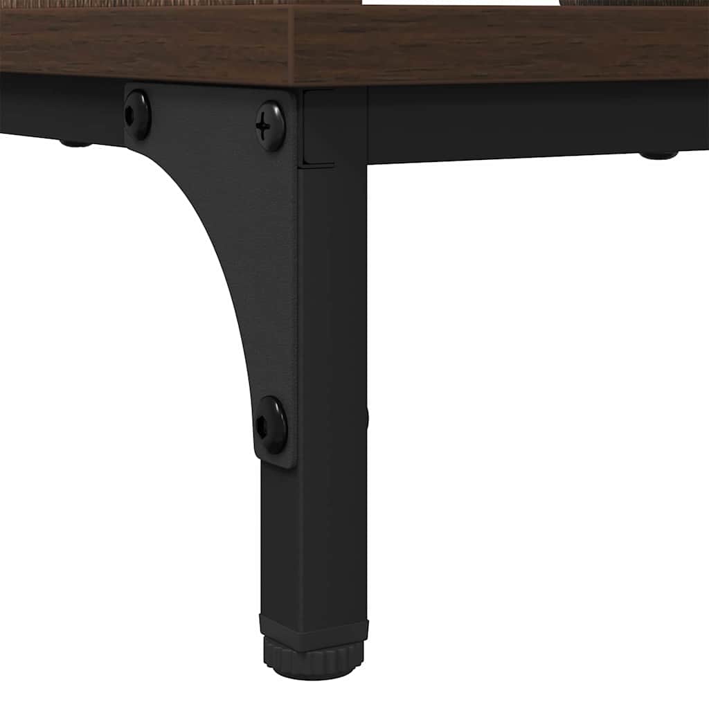 Masă de cafea Stejar brun 90 x 49 x 46 cm Lemn compozit GartenMobel Dekor