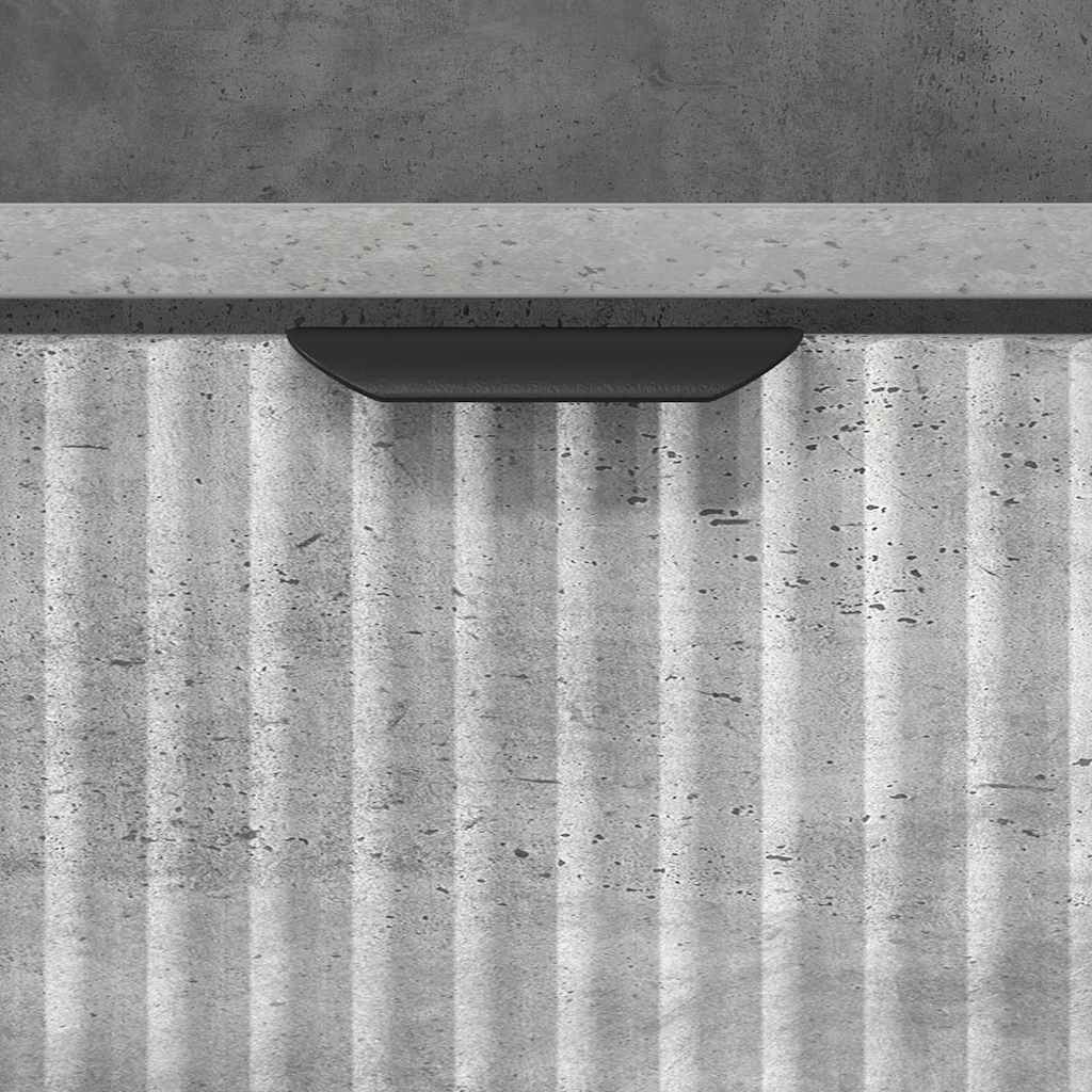 Mese de noptieră 2 pcs Gri beton 49 x 36 x 61 cm Lemn compozit GartenMobel Dekor