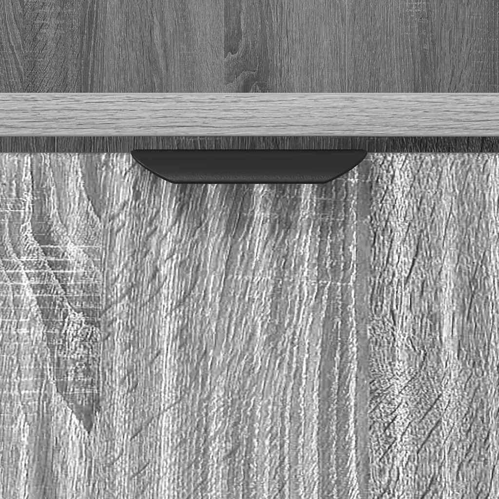 Mese de noptieră 2 pcs sonoma gri 49 x 36 x 61 cm Lemn compozit GartenMobel Dekor