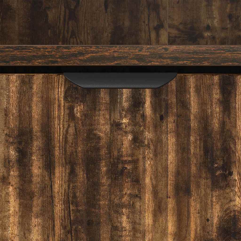 Mese de noptieră cu sertar 2 pcs Stejar afumat 49 x 36 x 61 cm GartenMobel Dekor