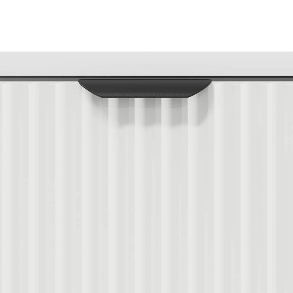 Noptieră cu sertar Alb 63.5 x 36 x 61 cm Lemn compozit GartenMobel Dekor