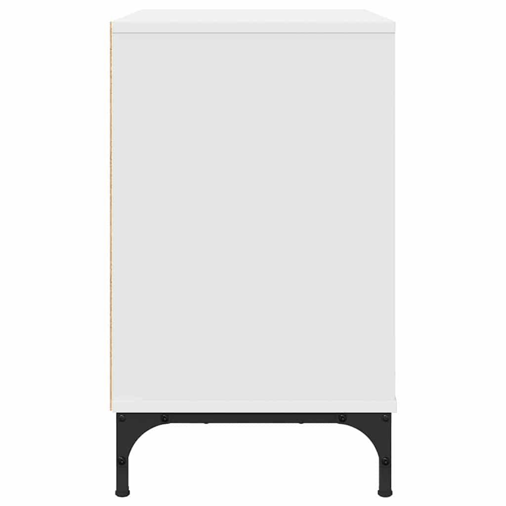 Noptieră cu sertar Alb 63.5 x 36 x 61 cm Lemn compozit GartenMobel Dekor