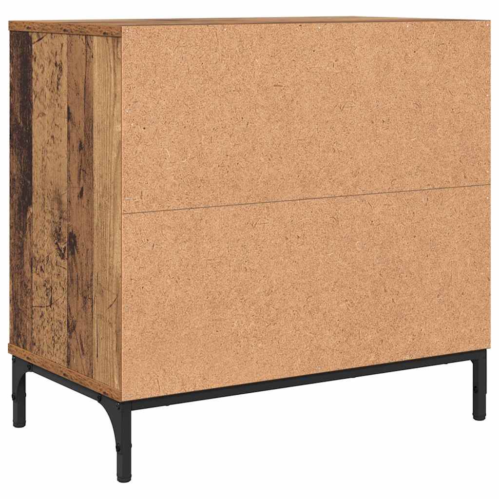Noptieră cu sertar Lemn vechi 63.5 x 36 x 61 cm Lemn compozit GartenMobel Dekor