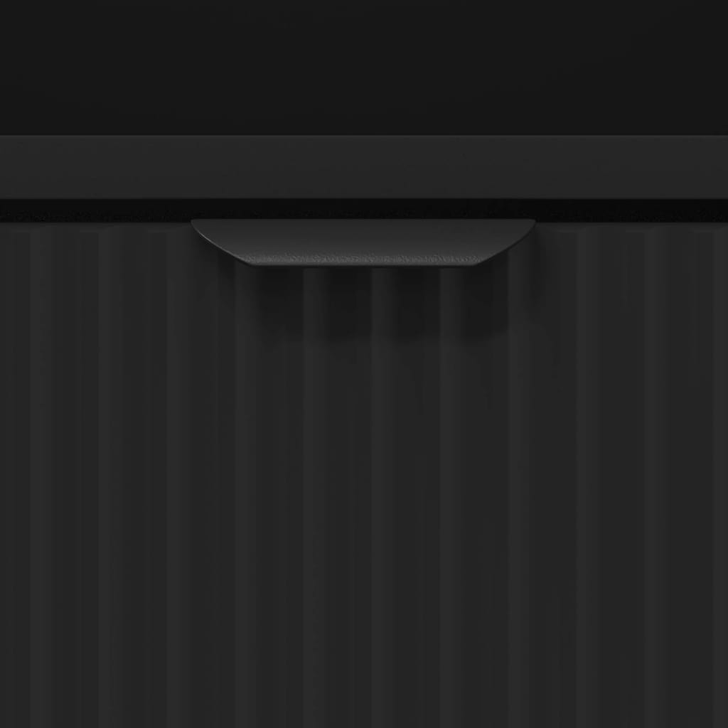 Noptieră cu sertar Negru 49 x 36 x 61 cm Lemn compozit GartenMobel Dekor