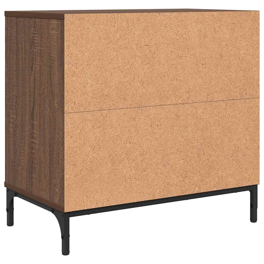 Noptieră cu sertar Stejar brun 63.5 x 36 x 61 cm Lemn compozit GartenMobel Dekor