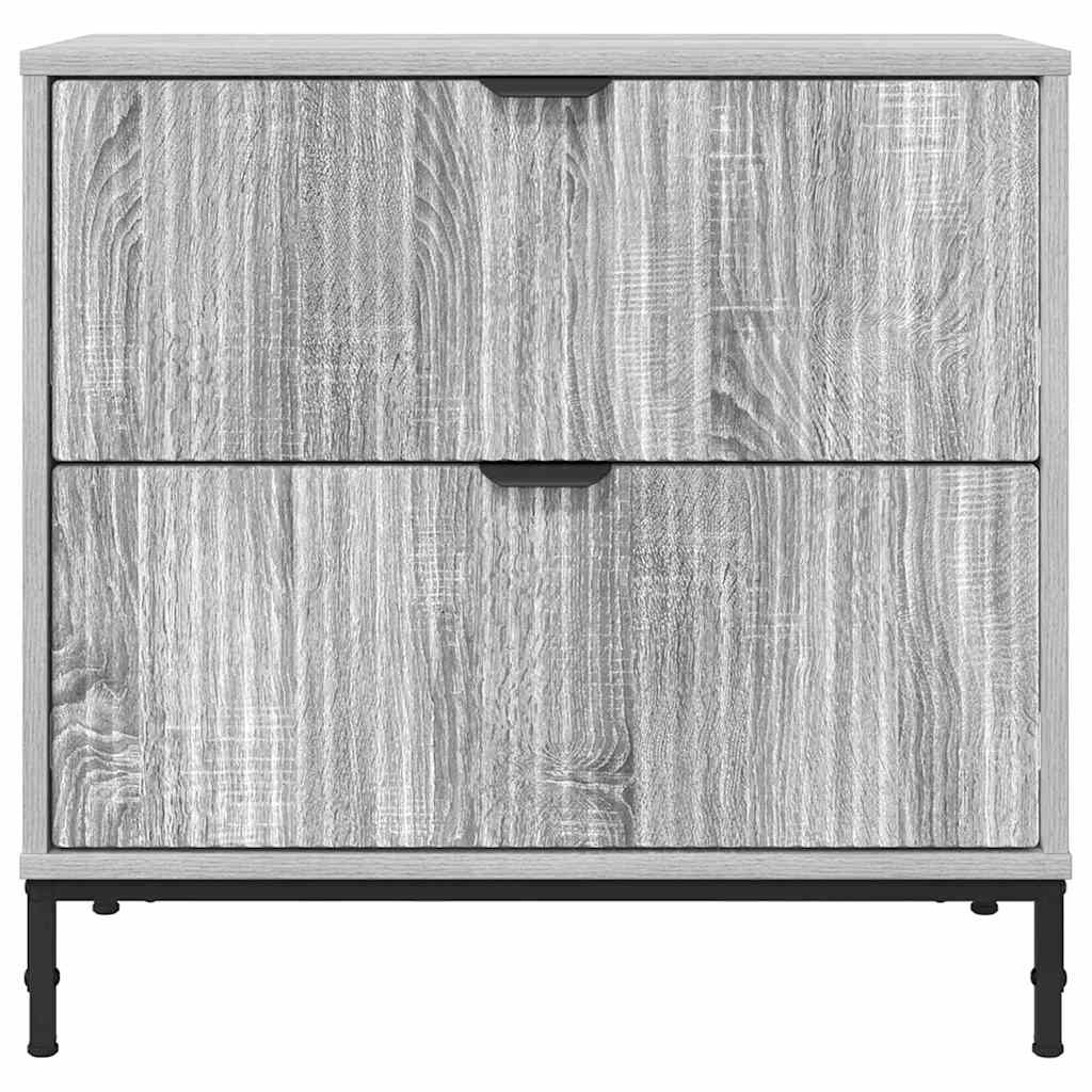 Noptieră cu sertar sonoma gri 63.5 x 36 x 61 cm Lemn compozit GartenMobel Dekor