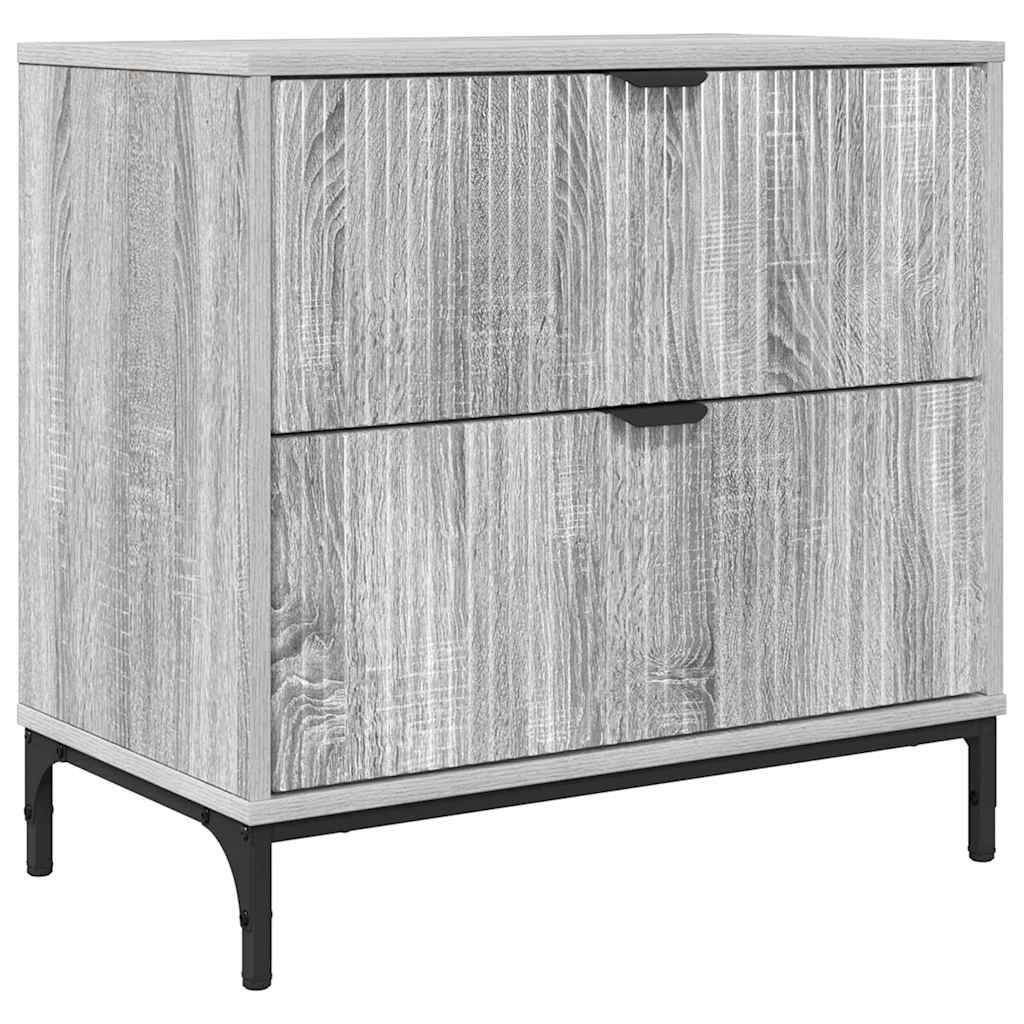 Noptieră cu sertar sonoma gri 63.5 x 36 x 61 cm Lemn compozit GartenMobel Dekor