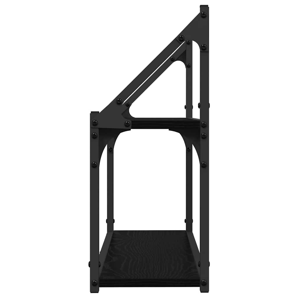 Raft de perete Stejar negru 60 x 21 x 51 cm Lemn compozit GartenMobel Dekor