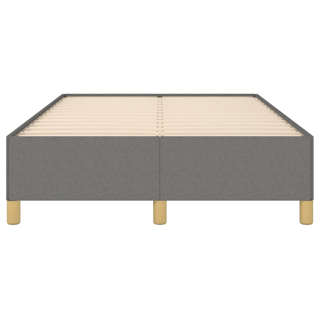 Cadru de pat fără saltea, gri închis, 120x200 cm, textil GartenMobel Dekor