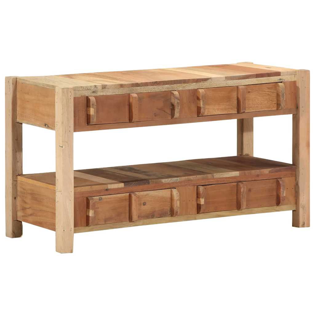 Cabinet TV cu sertar Maro 83 x 33 x 46 cm Lemn masiv recuperat GartenMobel Dekor