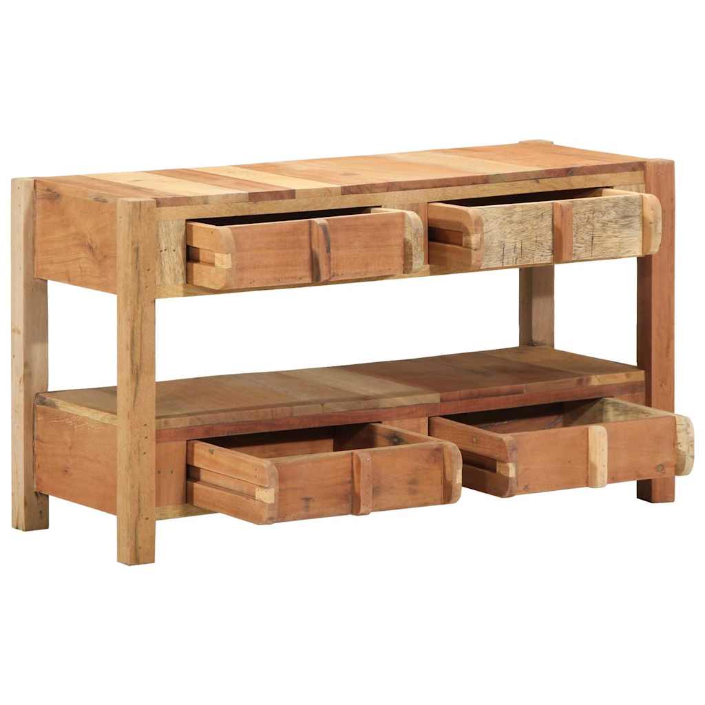 Cabinet TV cu sertar Maro 83 x 33 x 46 cm Lemn masiv recuperat GartenMobel Dekor