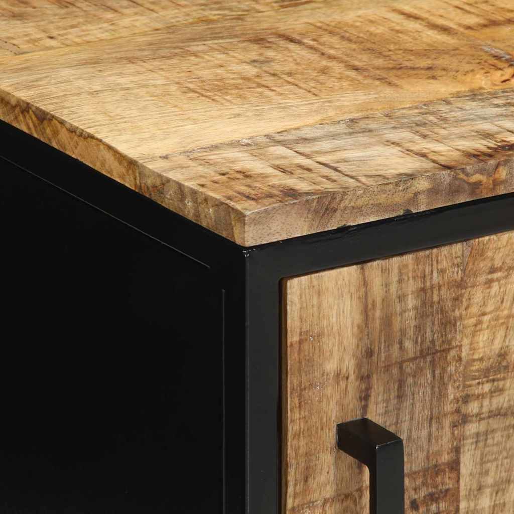 Dulap de noapte Maro și negru 30 x 30 x 40 cm GartenMobel Dekor