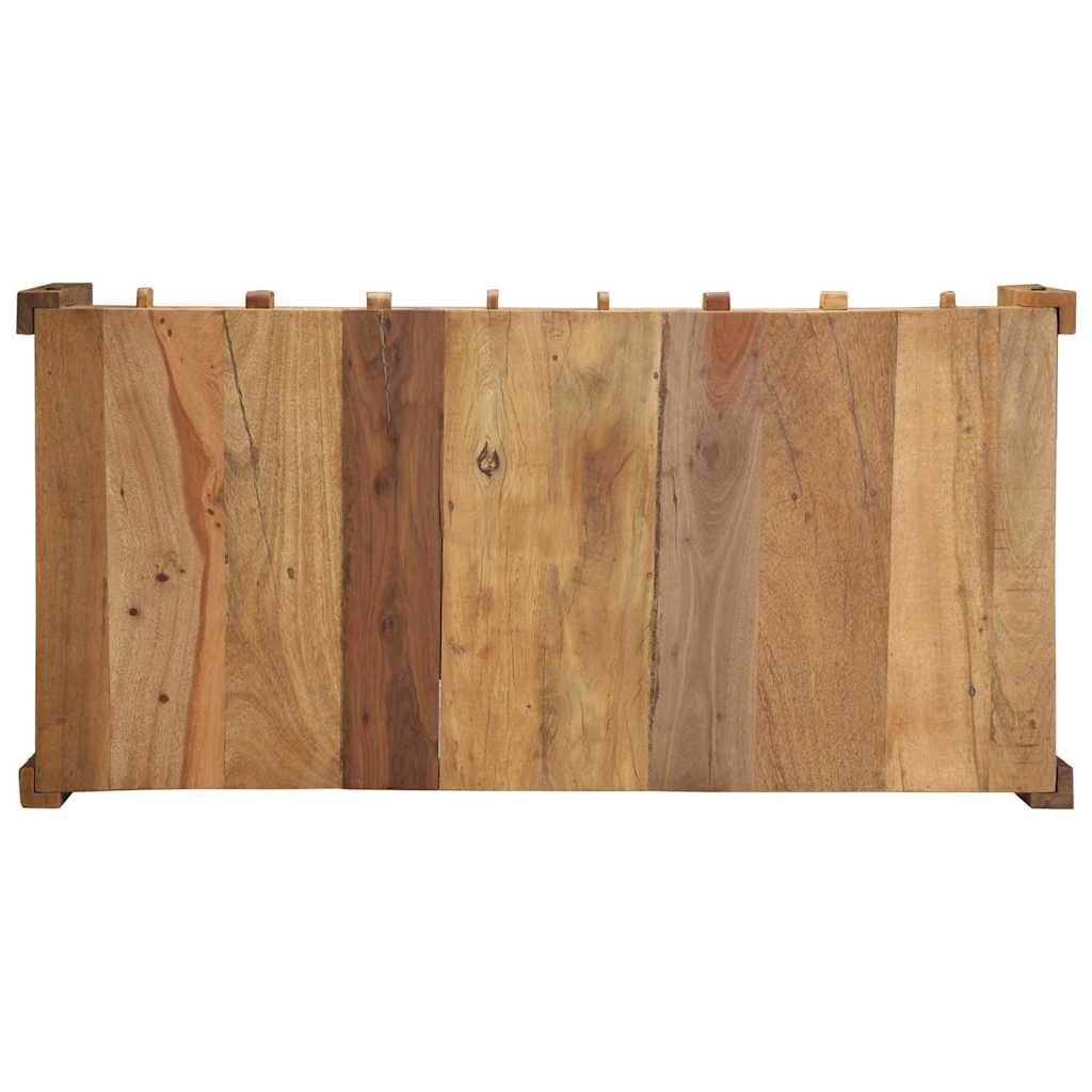 Masă de cafea Maro 110 x 55 x 35 cm Lemn masiv recuperat GartenMobel Dekor