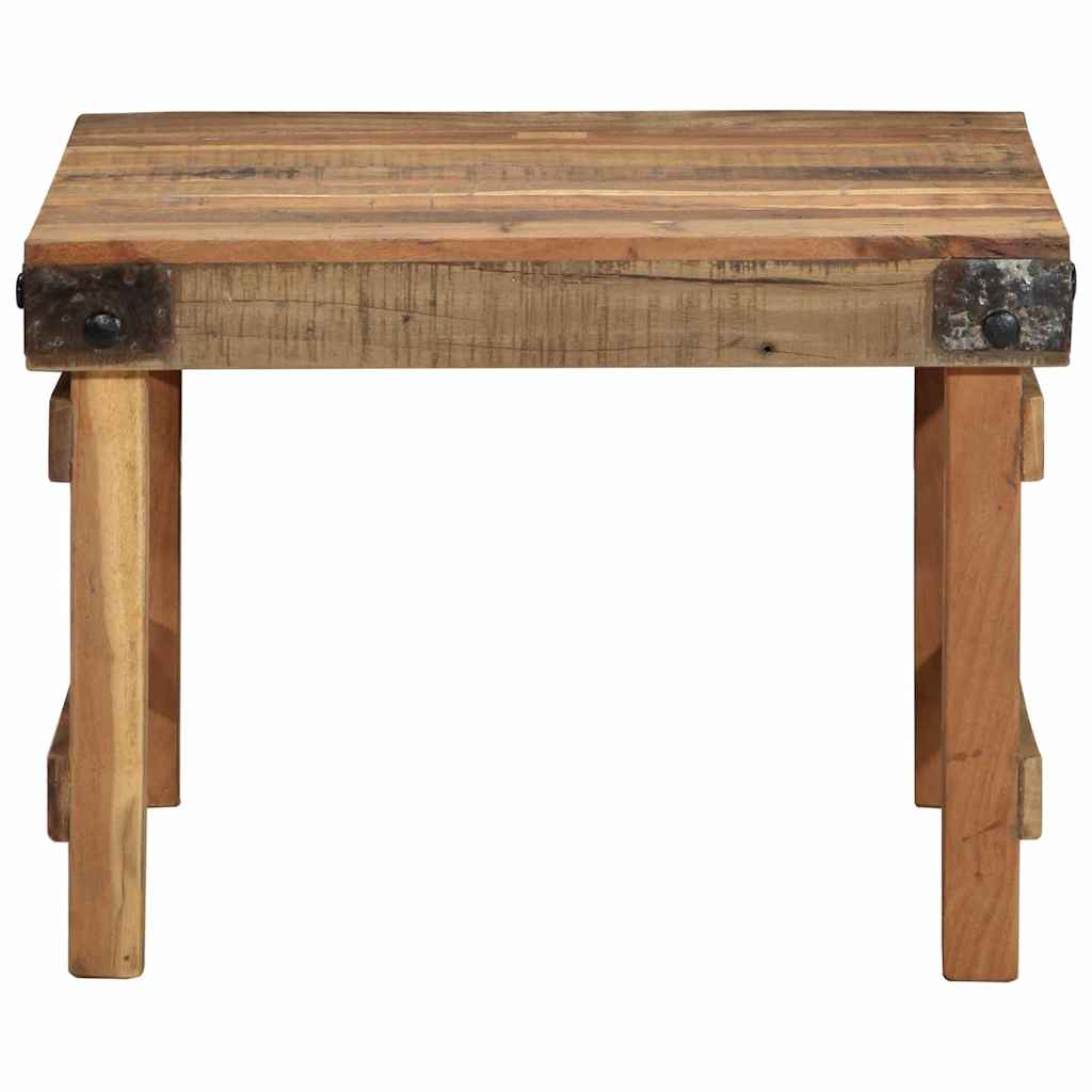 Masă de cafea Maro 60 x 55 x 40 cm Lemn masiv reciclat GartenMobel Dekor