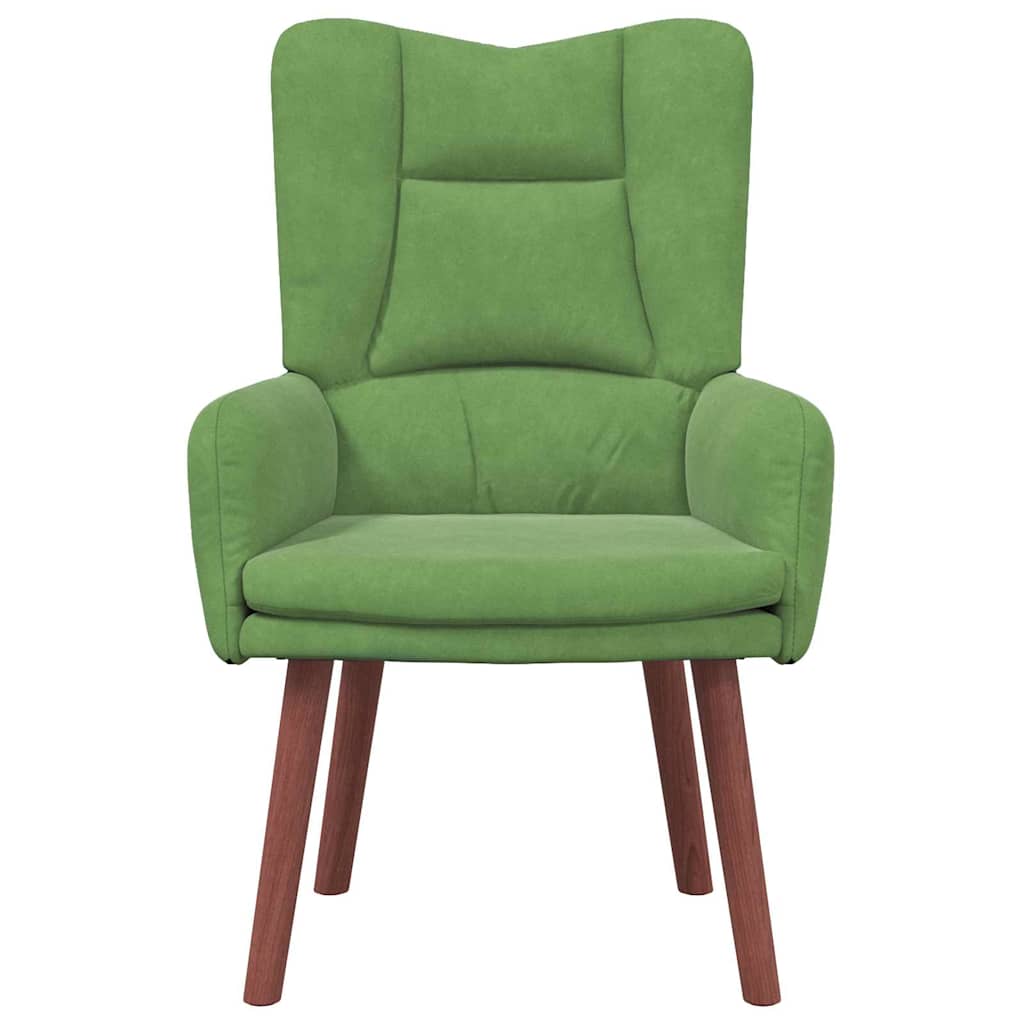 Fotoliu de relaxare Lysegrønn 63 x 67 x 94 cm Catifea GartenMobel Dekor